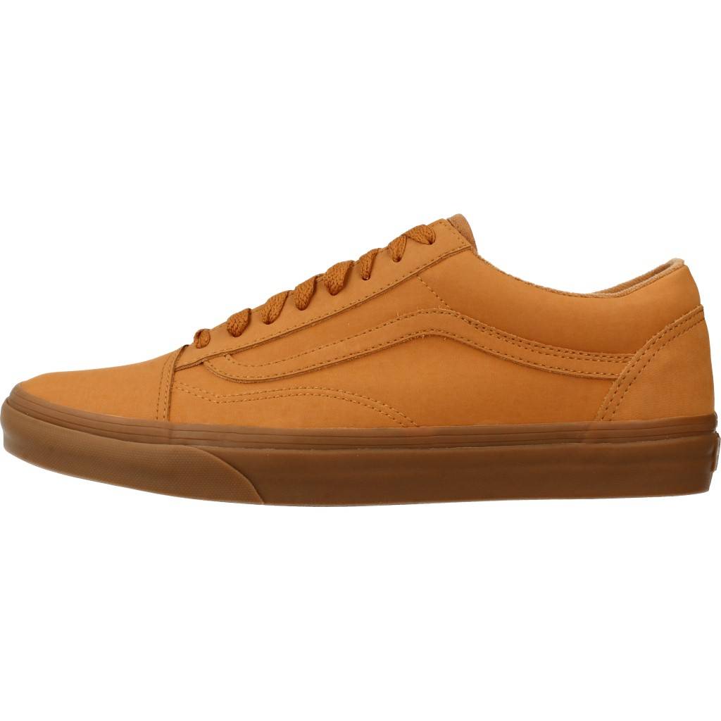 VANS UA OLD SKOOL en color MARRON CLARO  (2)