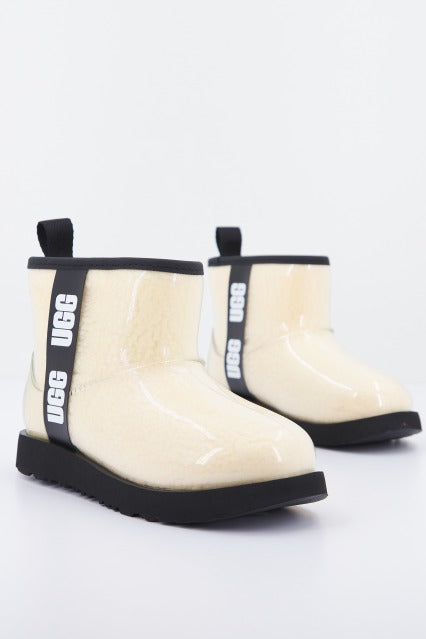 UGG K CLASSIC CLEAR MINI II en color BEIS  (2)