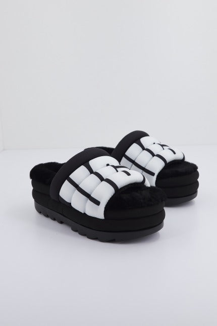 UGG W  PUFT SLIDE LOGO en color NEGRO  (2)