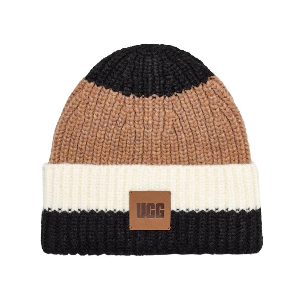 UGG W CHUNKY RIB BEANIE W LOGO en color MULTICOLOR  (4)