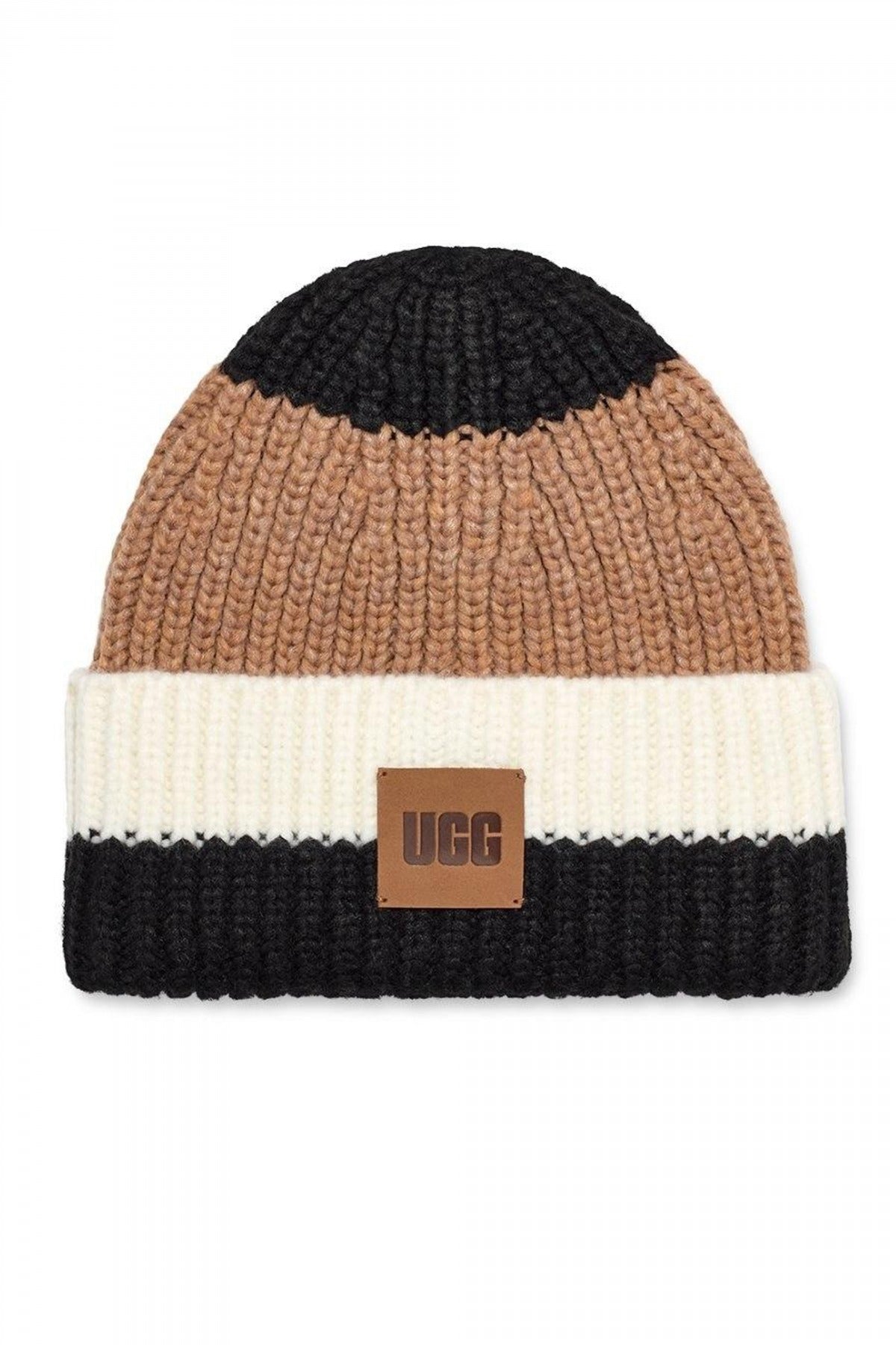 UGG W CHUNKY RIB BEANIE W LOGO en color MULTICOLOR  (1)