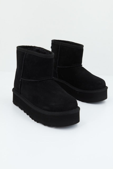 UGG CLASSIC MINI PLATFORM en color NEGRO  (1)