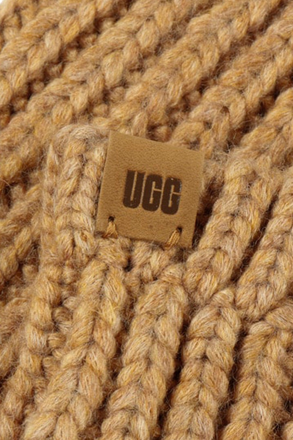 UGG  W RIBBED FINGERLESS MITTEN en color MARRON  (3)