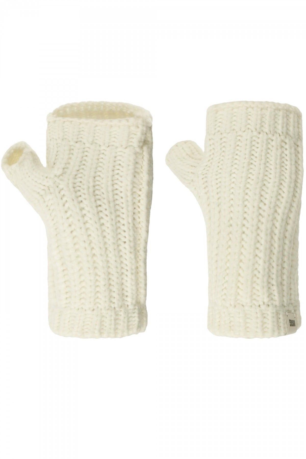 UGG  W RIBBED FINGERLESS MITTEN en color BLANCO  (1)