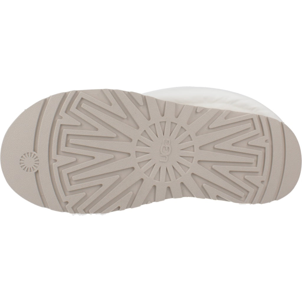 UGG W CLASSIC MINI DIPPER PUFF en color BLANCO  (6)