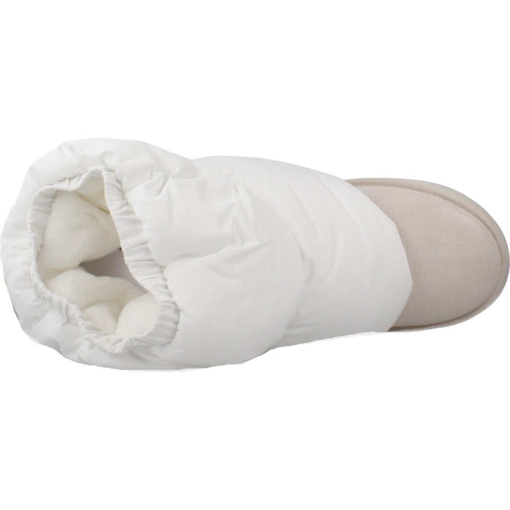 UGG W CLASSIC MINI DIPPER PUFF en color BLANCO  (7)