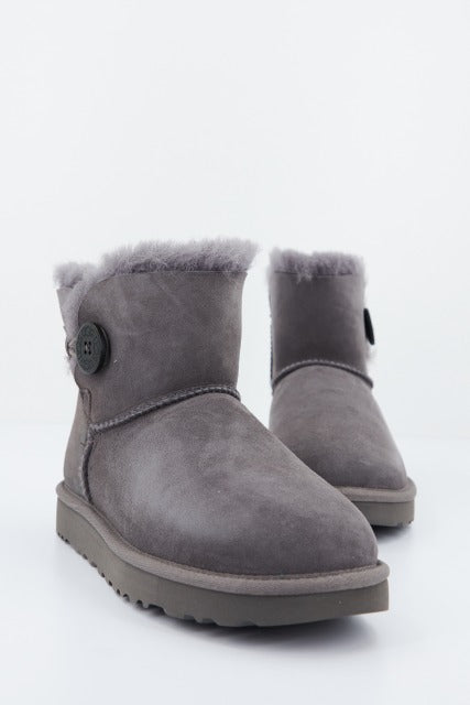 UGG W MINI BAILEY BUTTON en color GRIS  (2)