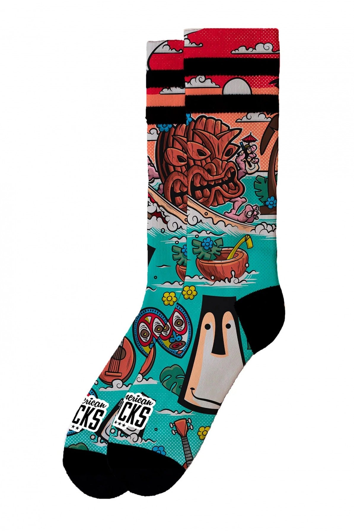 AMERICAN SOCKS TIKI SURF en color MULTICOLOR  (1)