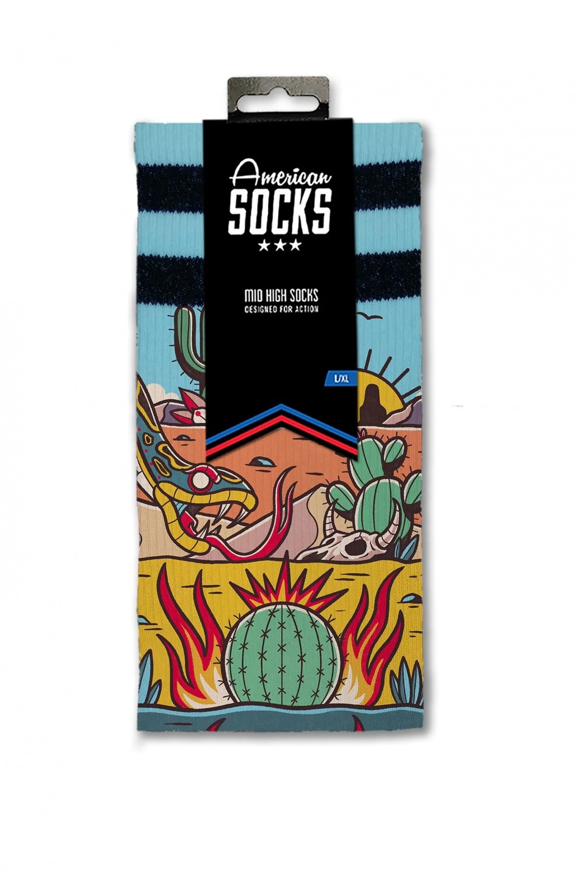 AMERICAN SOCKS RATTLESNAKE en color MULTICOLOR  (3)