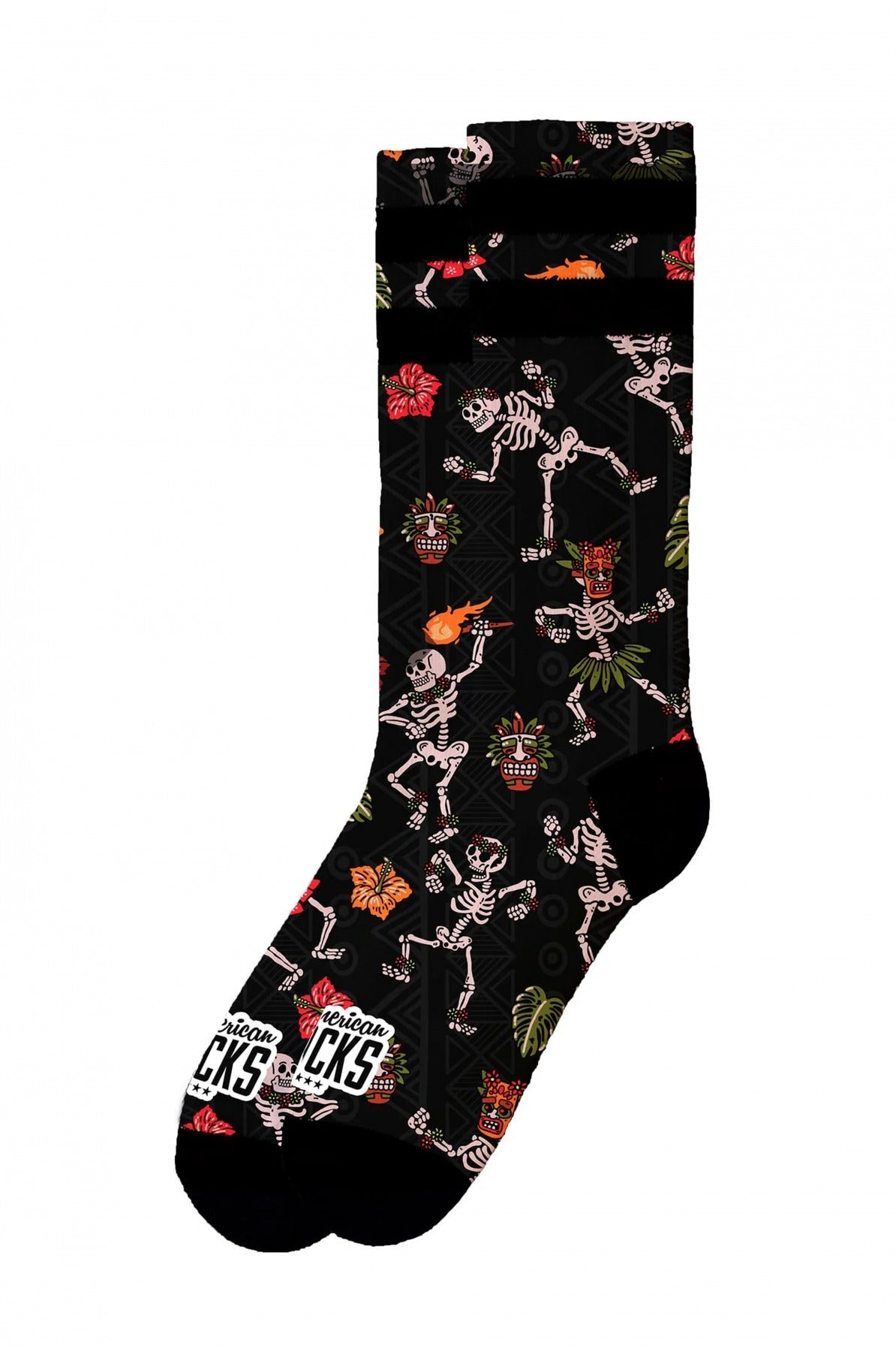 AMERICAN SOCKS DANCING SKELETONS en color MULTICOLOR  (1)