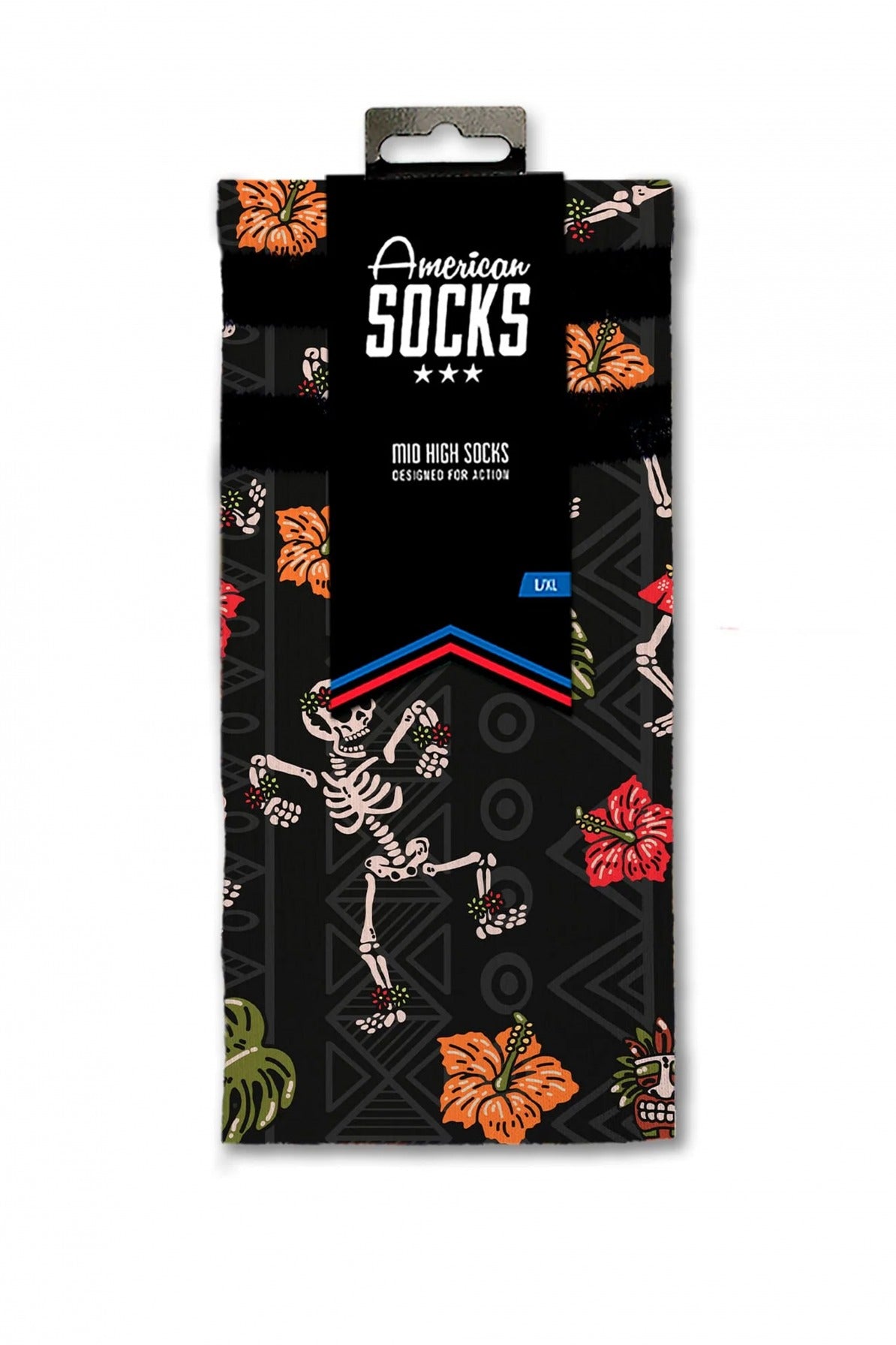 AMERICAN SOCKS DANCING SKELETONS en color MULTICOLOR  (3)